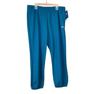 Champion Women's Powerblend Boyfriend Fleece Sweatpants Size 2XL Twilight Teal